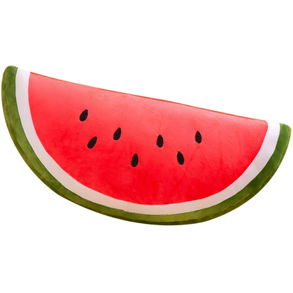 Pretyzoom Fruit Shaped Pillows Watermelon Plush Pillow PP Cotton 1Pcs Comfort