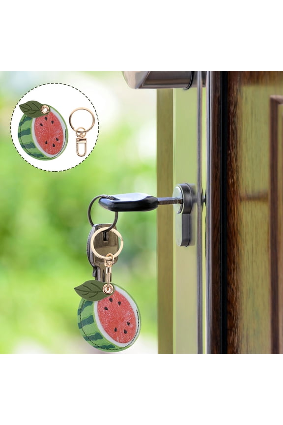 Access Card Holder Keychain Accessories Watermelon Shaped 1Pack
