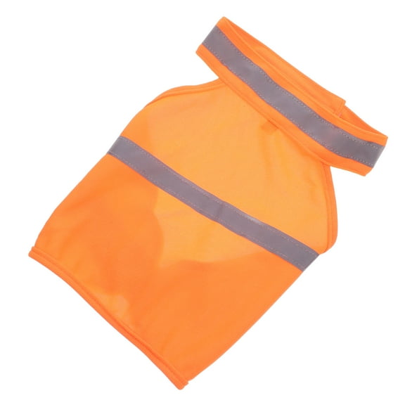 Pretyzoom Orange Dog Safe Vest with Premium Breathable Fabric for Night Visibility and Outdoor Activities