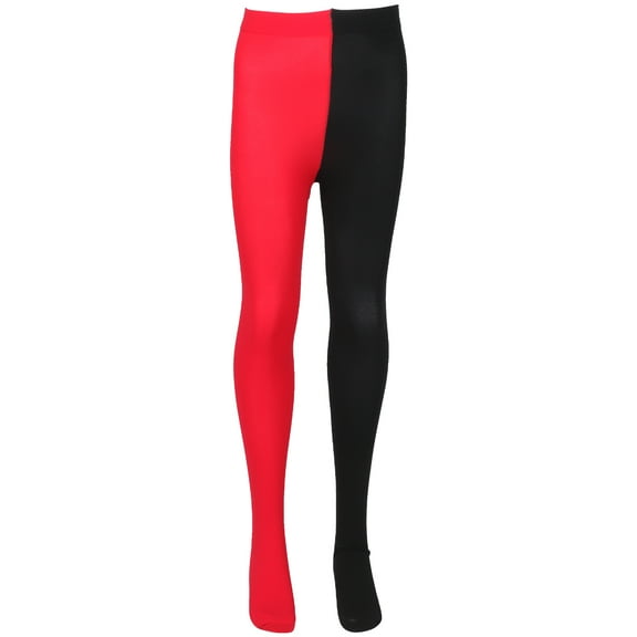 Pretyzoom Designer Tights Women in Fashion Style 1Pack in Black and Red Color