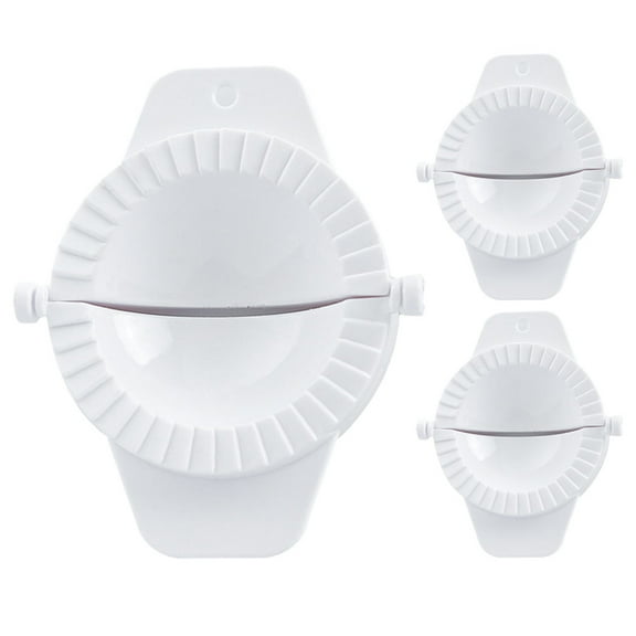 Pretyzoom 3Pcs Compact Dumpling Maker Transparent Dough Press Kitchen Gadget for Easy Use
