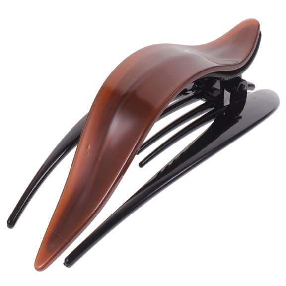 Pretyzoom Hair Clips for Women French Curved Hair Clip Acetate Strong Grip Women Parties 1Set