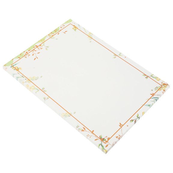 Pretyzoom Vintage Letter Writing Paper, Beige, Elegant for Expressing Thoughts 50Sheets