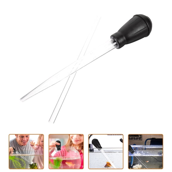 Pretyzoom Fish Tank Accessory Manual Fish Tool Plastic White 1 Set