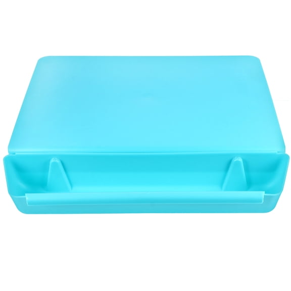 Pretyzoom Chopping Board Blue PP Kitchen Tool with Slot for Cooking Enthusiasts 1Pack
