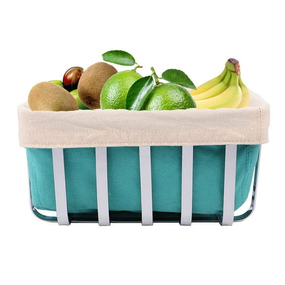 Pretyzoom Stainless Steel Bread Basket with Assorted Colors for Stylish Storage Use