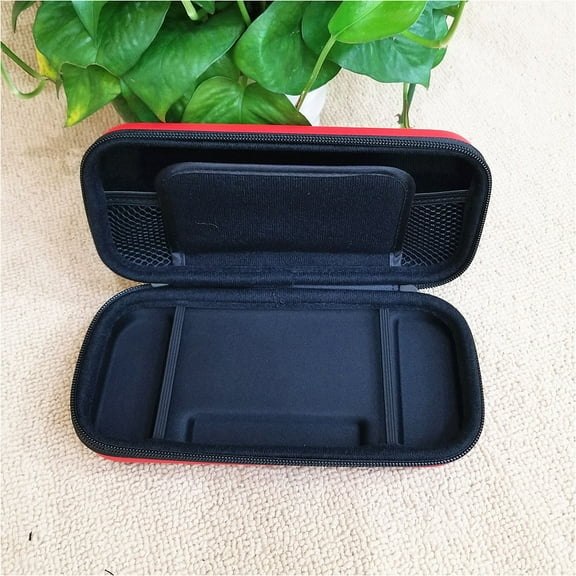 Pretyzoom Game Case 1Set Red PU Carry Case For Gamers