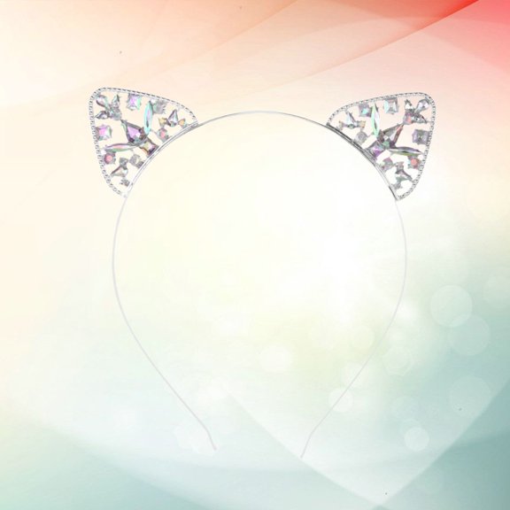 Pretyzoom Girl Party Hairband Silver Alloy Dress Up for Women Holiday 1Pcs
