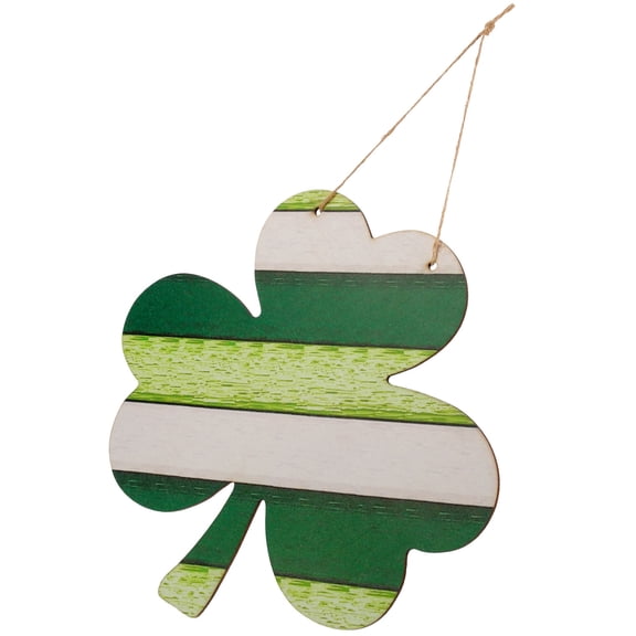 Pretyzoom Indoor Outdoor Saint Patricks Day Door Hanging Welcome Ornament with Shamrock