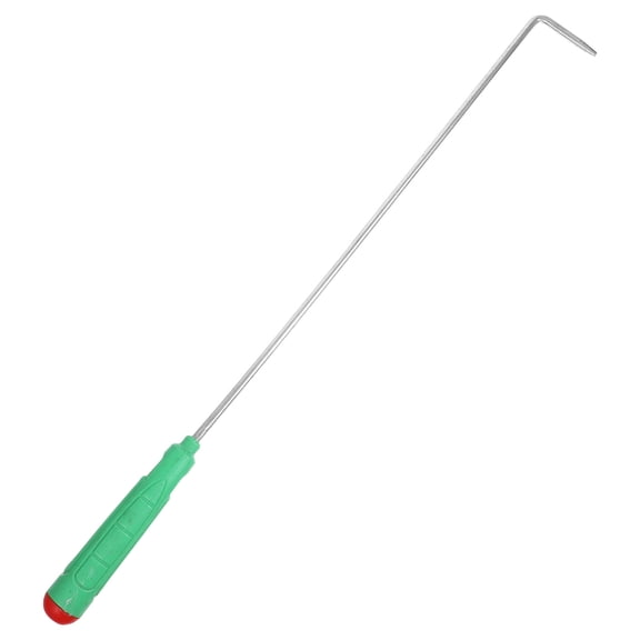 Pretyzoom Multi Purpose Steel Fire Hook with Plastic Handle for Fire Pit and Fireplace Outdoor Use