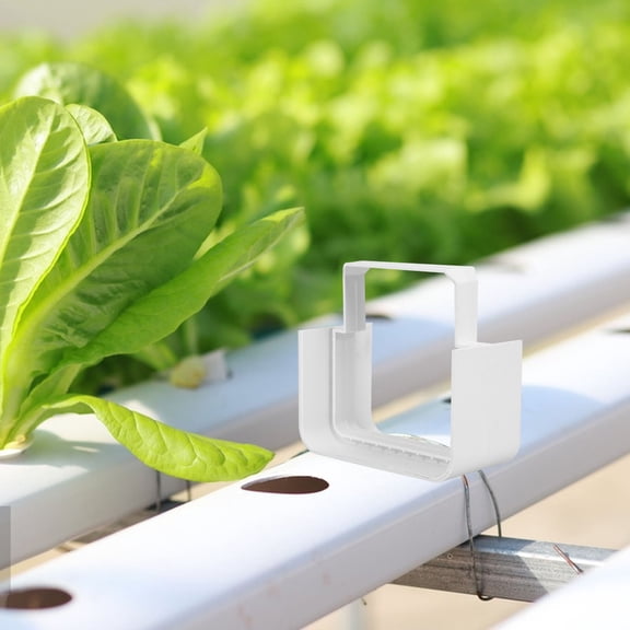 Pretyzoom PVC Pipeline Adapter for Hydroponic Vegetable Gardens White Soilless Cultivation Accessory