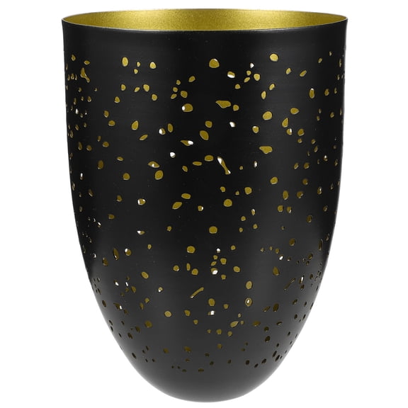 Pretyzoom Lamp Shade Replacement Pendant Light Shade Iron Black 1Set