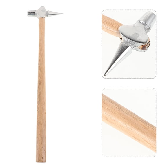 Pretyzoom Steel Wood Inspection Hammer Assorted Color for Railways Ships Locomotives