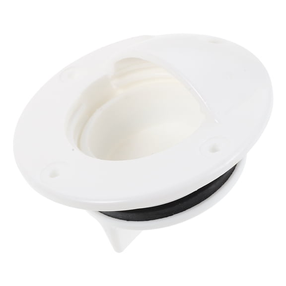 Pretyzoom Boat Transom Drain Plug White Corrosion Resistant Nylon Self Bailing Leakproof Marine Hardware