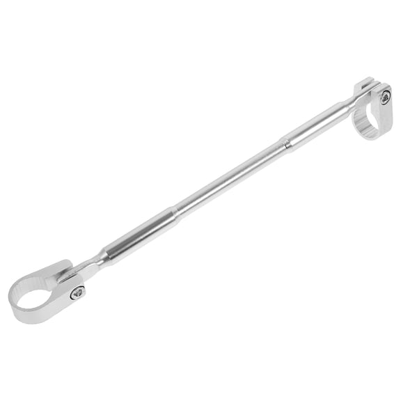 Pretyzoom Motorcycle Handlebar Extension in Plated Silver for Enhanced Stability and Easy Installation