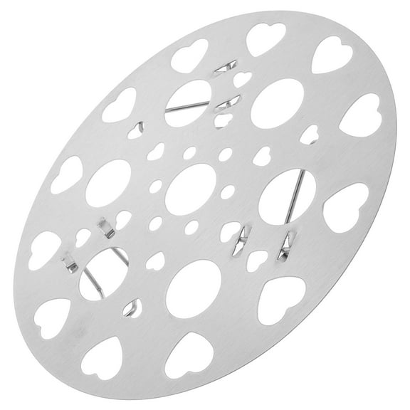 Pretyzoom Steamer Base Steaming Rack Stainless Steel Silver 1Pack
