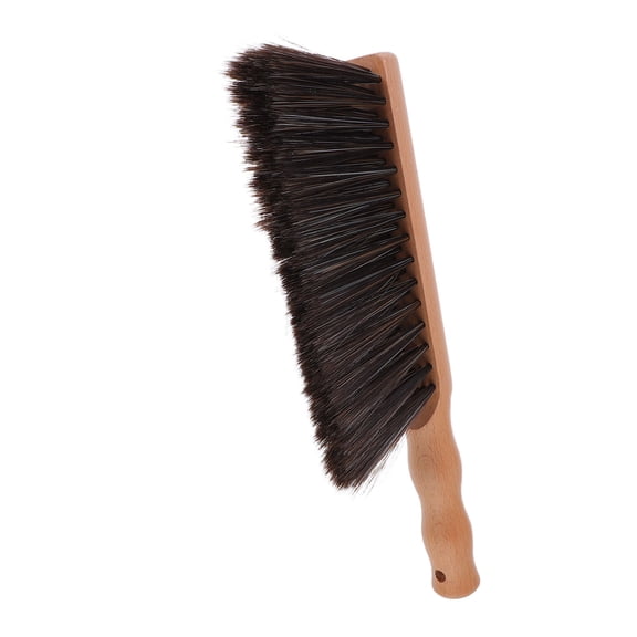 Pretyzoom Fireplace Broom with Ergonomic Handle for Dust and Ash Sweeping on Hearth and Stove
