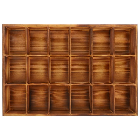 Pretyzoom Wooden Small Drawer Organizer with Multicompartment Design for Socks Jewelry and Accessories Storage
