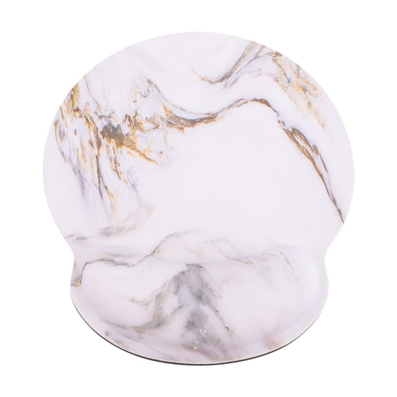 Pretyzoom Non-slip Mouse Mat Ergonomic Design Rubber Assorted Color 1Set