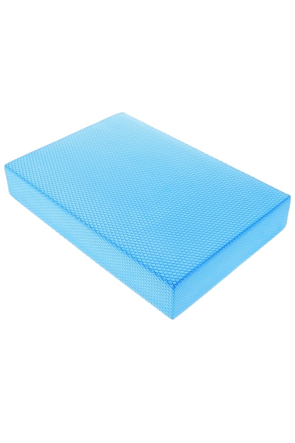 Sky Blue Yoga Balance Cushion Perfect for Home Travel with Non Slip Thick Tpe Material Soft Seat Pad