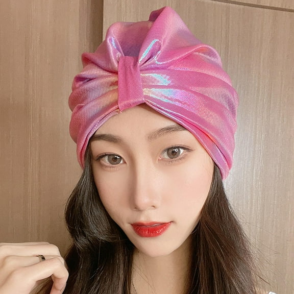 Pretyzoom Hair Cap for Swimming Swimming Hat Nylon Comfortable Elastic 1Set Ladies