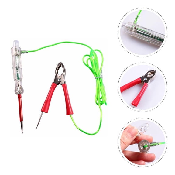 Pretyzoom 1Pc Car Test Pen LED Circuit Tester Digital Display Automotive Use