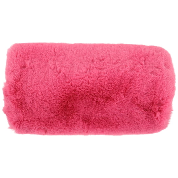 Pretyzoom Fluffy Pink Hand Muff with Thick Plush for Winter Warmth and Comfortable Hand Cushion