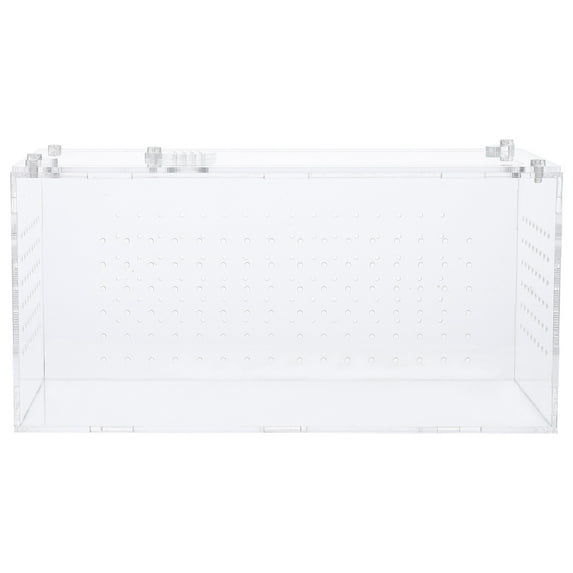 Pretyzoom Portable Reptile Box Reptile Box Acrylic Transparent 1Pack ...