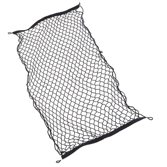 Pretyzoom Vehicle Organizer Trunk Cargo Nets Black 1Pcs