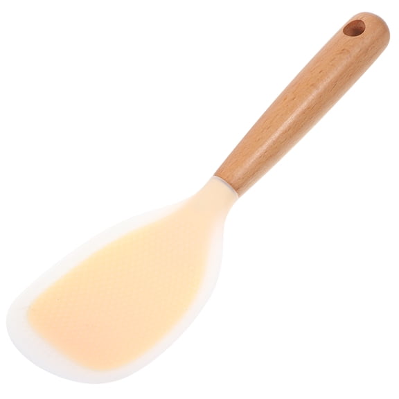 Pretyzoom Home Kitchen Rice Scoop Paddle with Smooth Non Stick Surface Multi Function Reusable Spoon