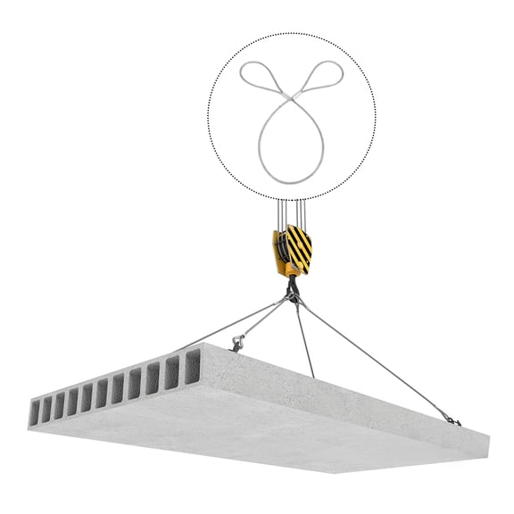 Pretyzoom Safety Cable Wire Rope Strap Wire Rope Lanyard Silver Securing 1Pack