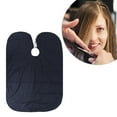 thumbnail image 1 of Pretyzoom Waterproof Barber Cape for Hair Cutting Adults Black Cloth 1Pcs, 1 of 8