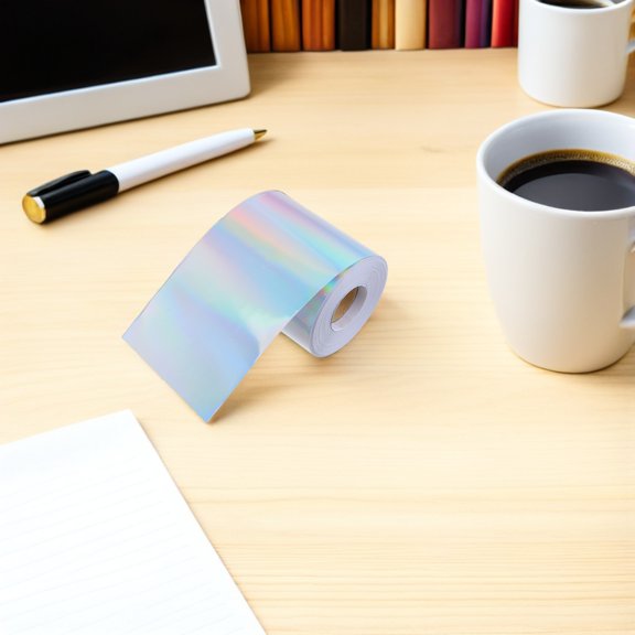 Pretyzoom Silver Iridescent Bulletin Board Border Trim Self Adhesive for Classroom Chalkboard and Cork Board Decorations