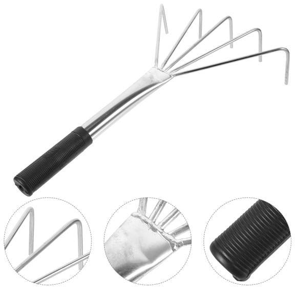 Pretyzoom Compact Steel Tile Flat Rake Tool for Home Use Efficient Sand and Ash Leveling with Easy Handling