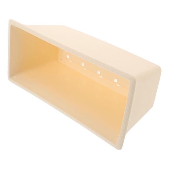 Pretyzoom Beige Plastic Window Flower Box Rectangular Planter Box for Indoor Outdoor Garden and Patio