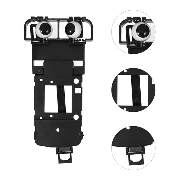 Pretyzoom Wall Clock Replacement Mechanism Cat Eye Plastic Clock Accessories Quartz Timekeeping 1Pcs