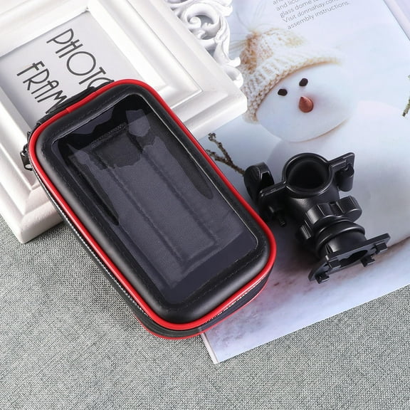 Pretyzoom Waterproof Pouch for Phone Storage Pockets Red Plastic 1Set for Pool Kayaking