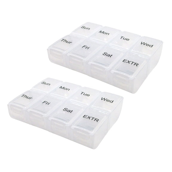 Pretyzoom Weekly Pill Box PP 2Pcs