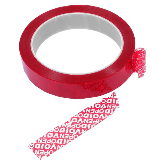 Pretyzoom Red Pet Tamper Evident Tape Secure Sealing for Valuable Documents