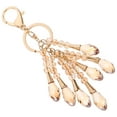 thumbnail image 1 of Pretyzoom Crystal Beaded Keychain with Golden Accents, Stylish and Key , 1 Piece, 1 of 7