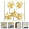 thumbnail image 1 of Pretyzoom Golden Metal Palm Leaf Wall Art Rustic Iron Tropical Wall Decor for Living Room, 1 of 8
