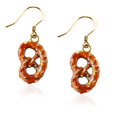 thumbnail image 1 of Pretzel Charm Earrings in Gold, 1 of 1