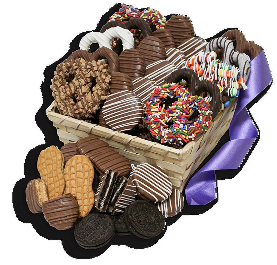 Pretzel Party Gourmet Chocolate Covered Treats Gift Basket