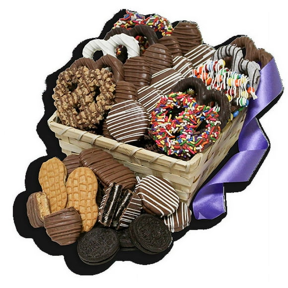 Pretzel Party Gourmet Chocolate Covered Treats Gift Basket