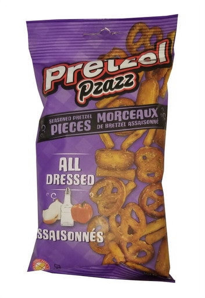 Pretzel Pzazz Seasoned Pretzel Pieces, All Dressed, 56g/2 oz