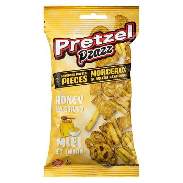 Pretzel Pzazz Seasoned Pretzel Pieces, Honey Mustard, 56g/2 oz