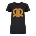 thumbnail image 1 of Pretzel  Shaped T-Shirt Women -Image by Shutterstock, Female XX-Large, 1 of 2