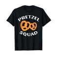 thumbnail image 1 of Pretzel Squad Funny Oktoberfest Pretzel Lover German Men Black T-Shirt Gift, 1 of 5