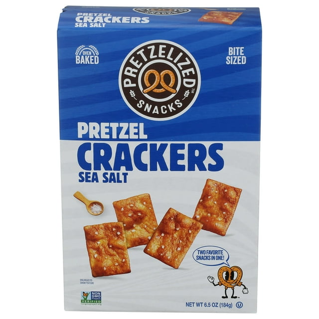 Pretzelized Snacks Crackers Pretzel AKF18 Sea Slt 6.5 OZ
