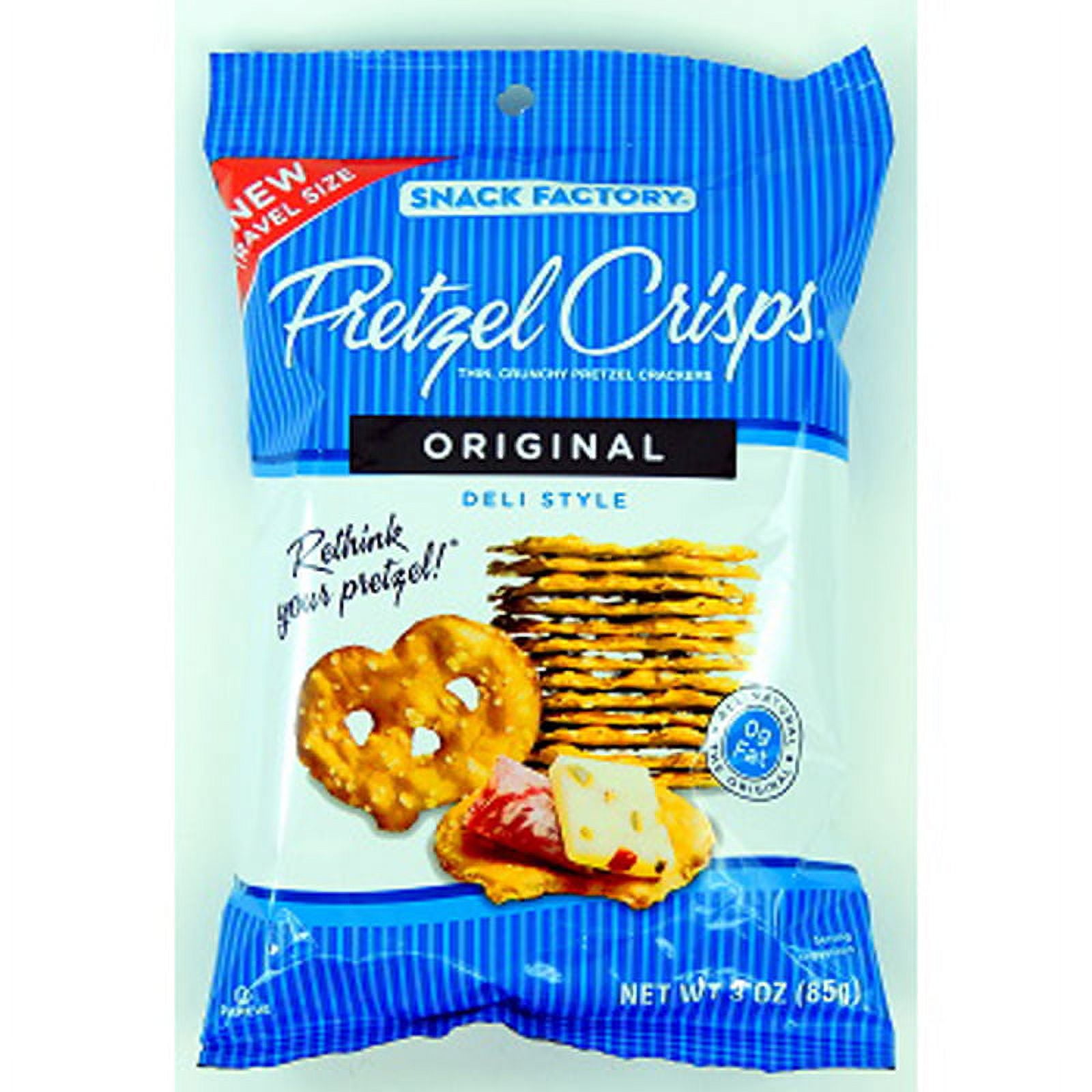 Pretzels Crisps, Original, Count 8 (3 oz) - Snacks / Grab Varieties & Flavors